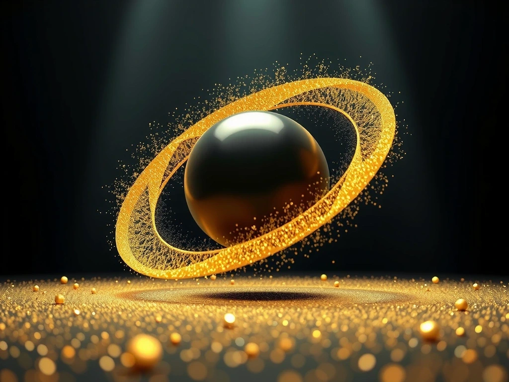 Orbiting Data Particles